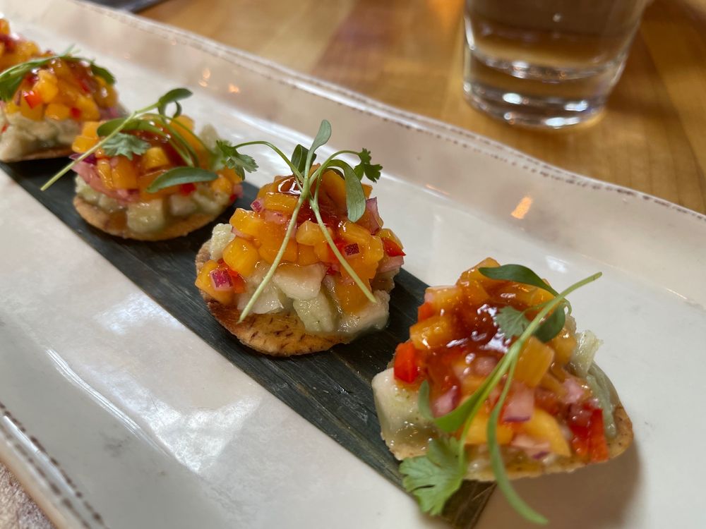 Snapper Ceviche Bites