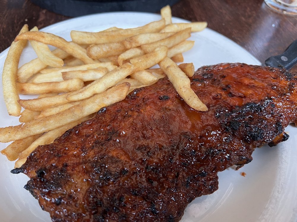 Half rack of Our Famous BBQ Baby Back Ribs