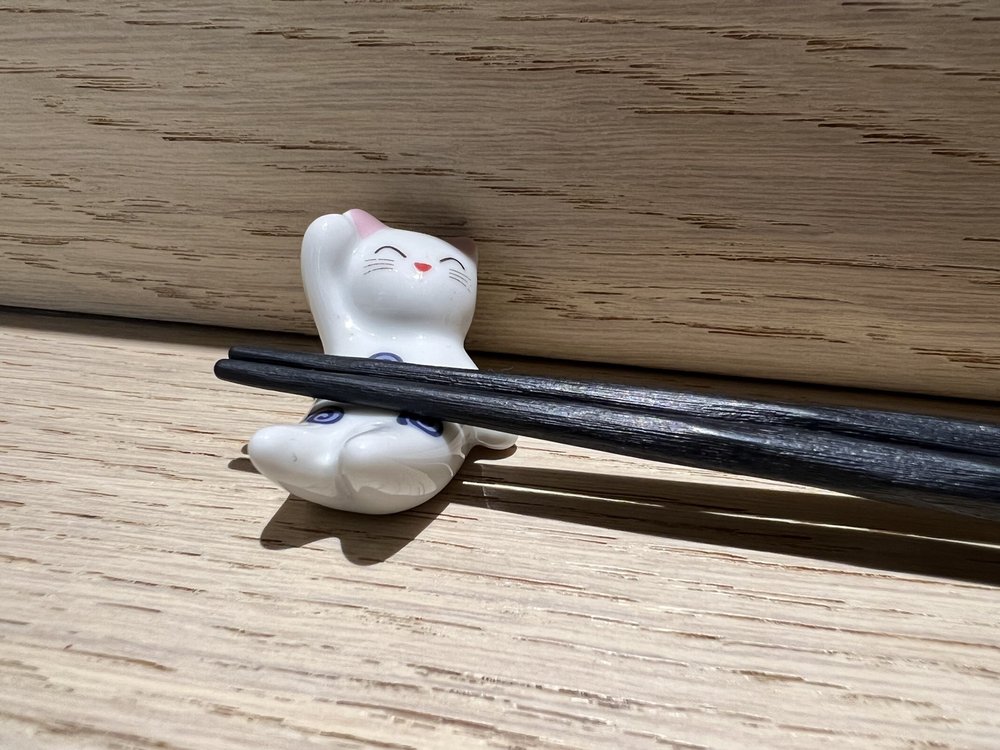 World's cutest chopstick rest
